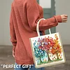 DIY Flower Forest Diamond Painting Shopping Bag Diamond Tote Handbag