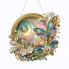 Magnifique pendentif colibris-double face perce-diamant