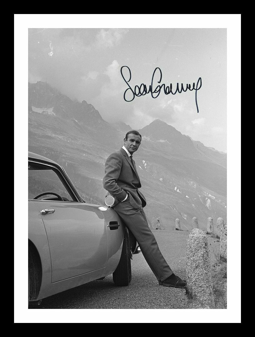 Sean Connery - James Bond Autograph Signed & Framed Photo Poster painting 2