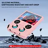 Silicone Protective Case for ANBERNIC RG477V Handheld Game Console Washable Soft Silicone Cover with Lanyard Includes 4 Button Caps Anti-Scratch
