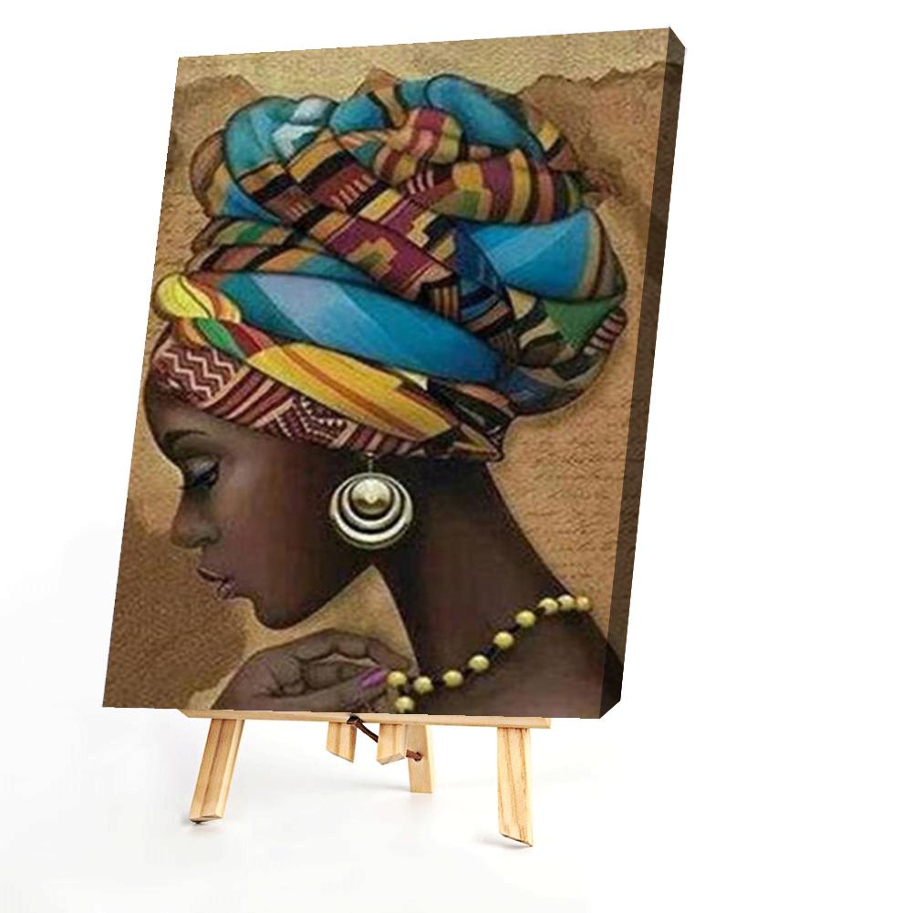 Black Person - Painting By Numbers - 40*50CM gbfke