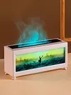 Fireplace Air Humidifier with Remote Control Essential Oil Diffuser (White EU)