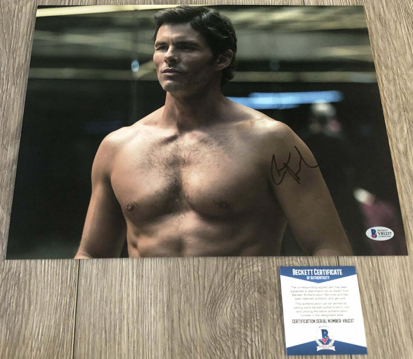 JAMES MARSDEN SIGNED WESTWORLD 11x14 Photo Poster painting w/EXACT PROOF & BAS BECKETT COA