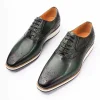 Stylish Men's Green Oxford Shoes