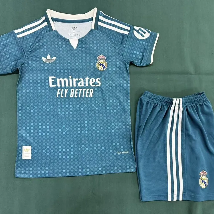 Kids Real Madrid 26/27 Away Football Jersey 1:1 Thai Quality