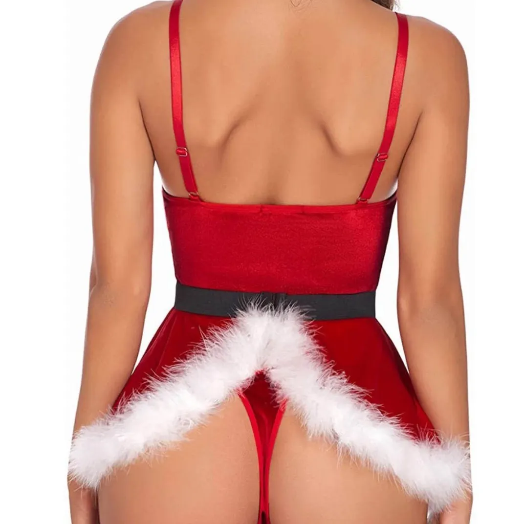 Churchf New Christmas Costume Stage Performance New Year Party Dress Sexy Christmas Bunnies Cos Womenswear