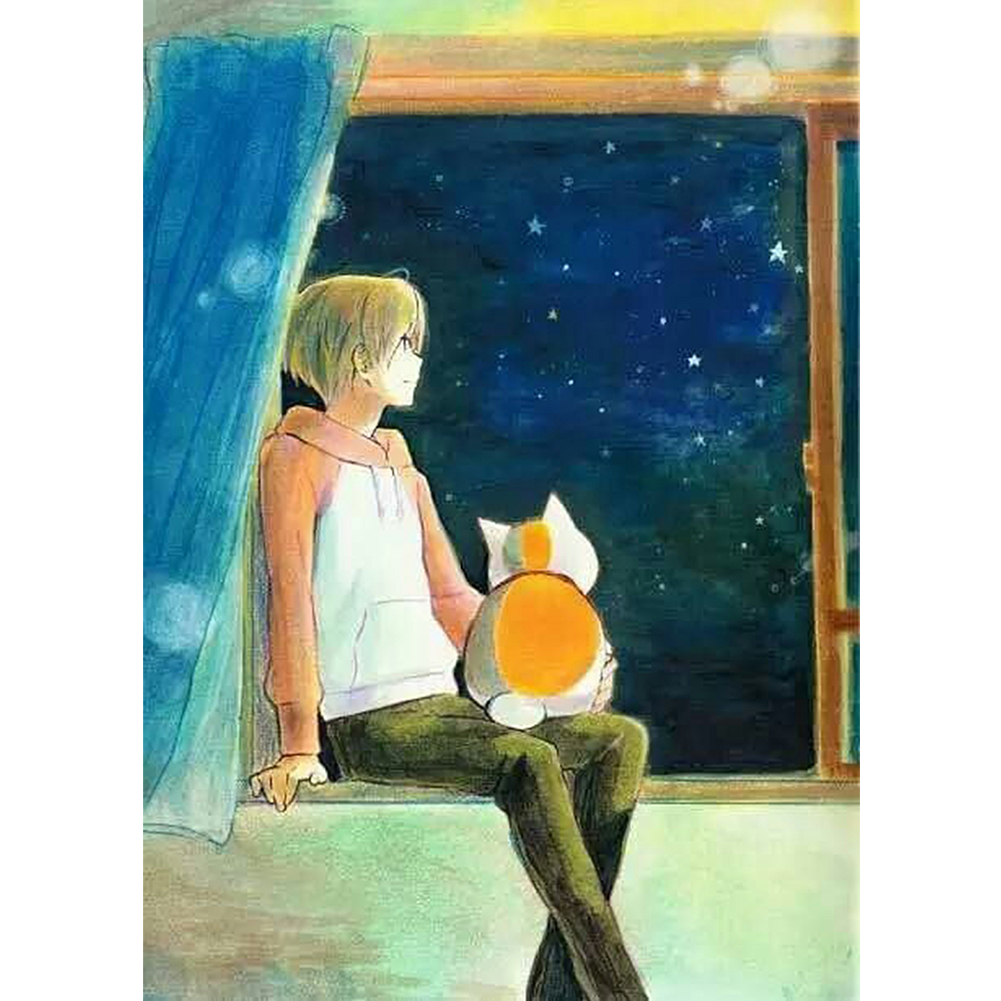 

Warm Japanese Anime - Round Drill Diamond Painting - 30*40CM, 501 Original