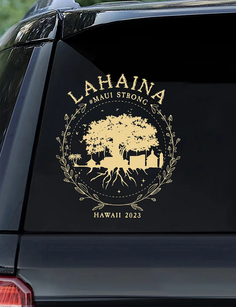 Lahaina Strong Car Sticker