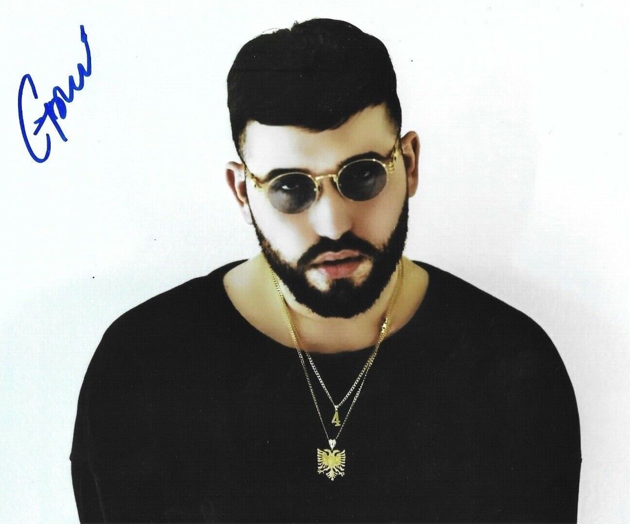 * GASHI * signed 8x10 Photo Poster painting * DONT PASS ON LOVE * COA * 1