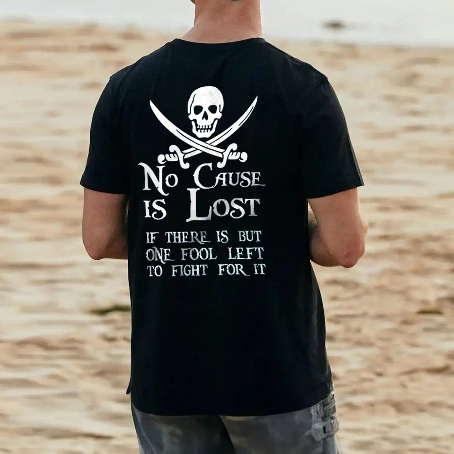 No Cause Is Lost Printed Men's T-shirt