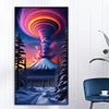 >SALE<5D DIY Full Round Drill Diamond Painting Volcano Kit Home Decor Art Craft40x70cm