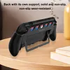 For Nintendo for Switch 2 Grip with Stand Ergonomic Grip Holder w/ 5 Game Slots
