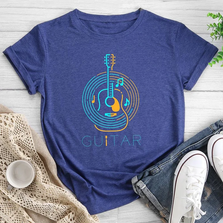 Guitar Round Neck T-shirt