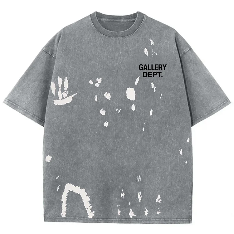 Vintage Short Sleeve Gallery Dept. Alva Graphic Acid Washed T-Shirt