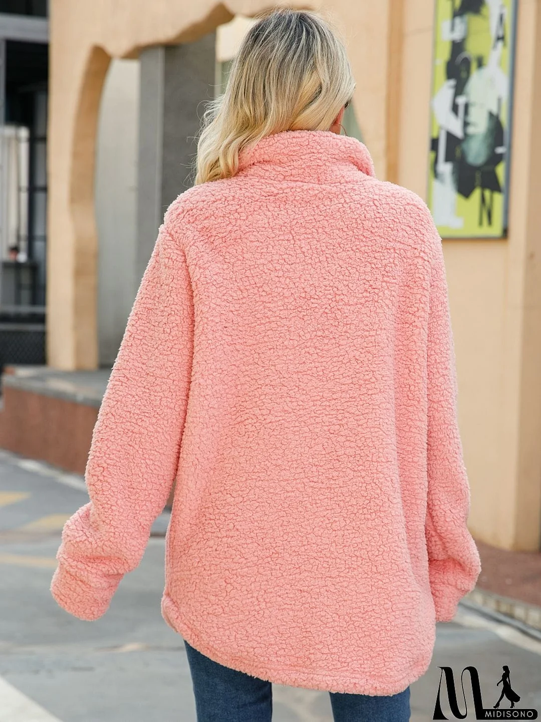 MidiSono - Button Down Collared Coat