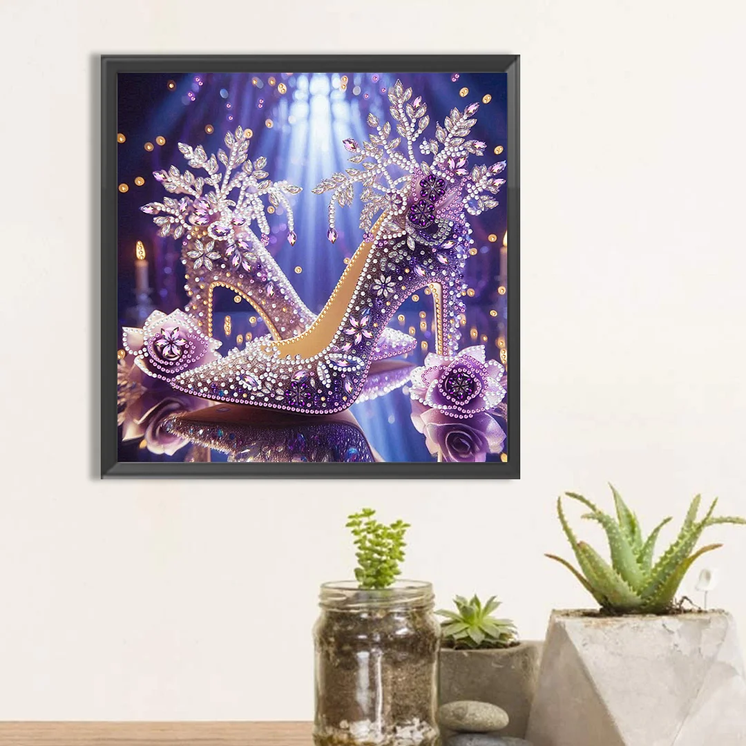 Dream High Heel - Diamond Painting - Partial Special Shaped Drill(Canvas|30*30cm)