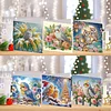 6pcs DIY Diamond Painting Grußkarte Set für Urlaub Segen Weihnachtsgeschenk