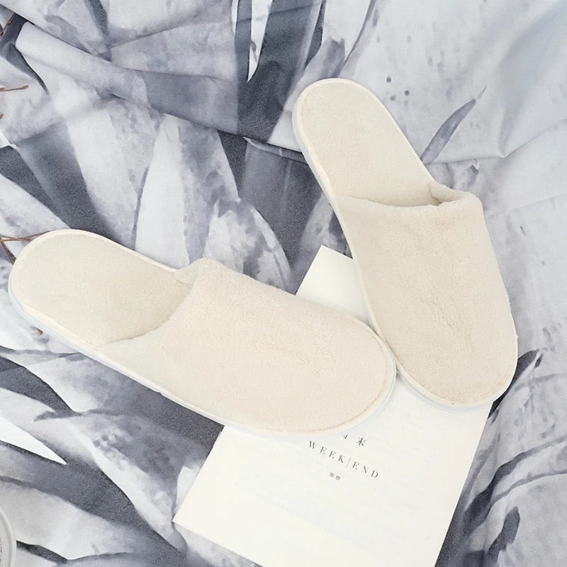10 Pairs Disposable Slippers Men Business Travel Passenger Shoes Home Guest Slipper Hotel Beauty Club Washable Shoes Slippers