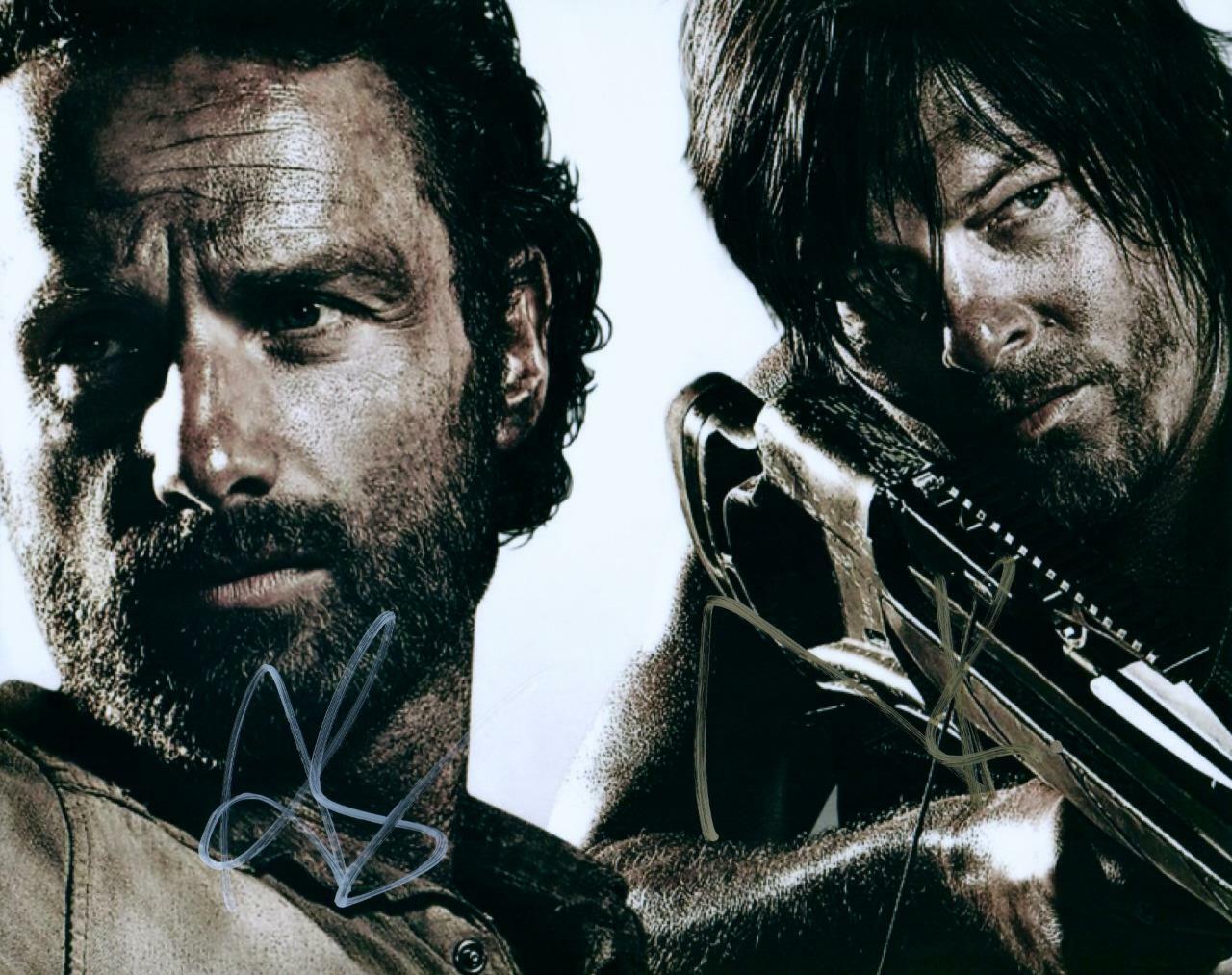 Norman Reedus Andrew Lincoln autographed 8x10 Picture signed Photo Poster painting and COA