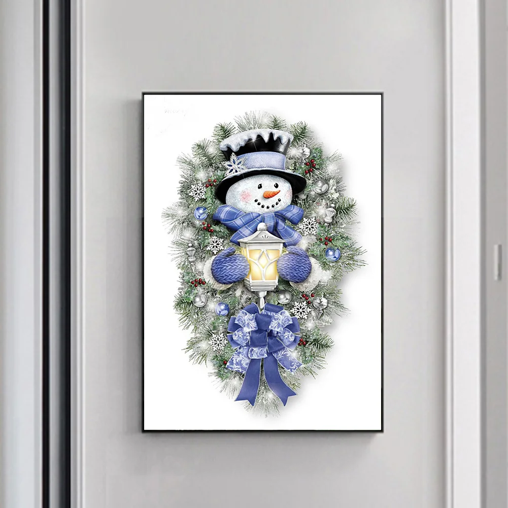 Diamond Painting - Full Round Drill - Snowman(40*60cm)
