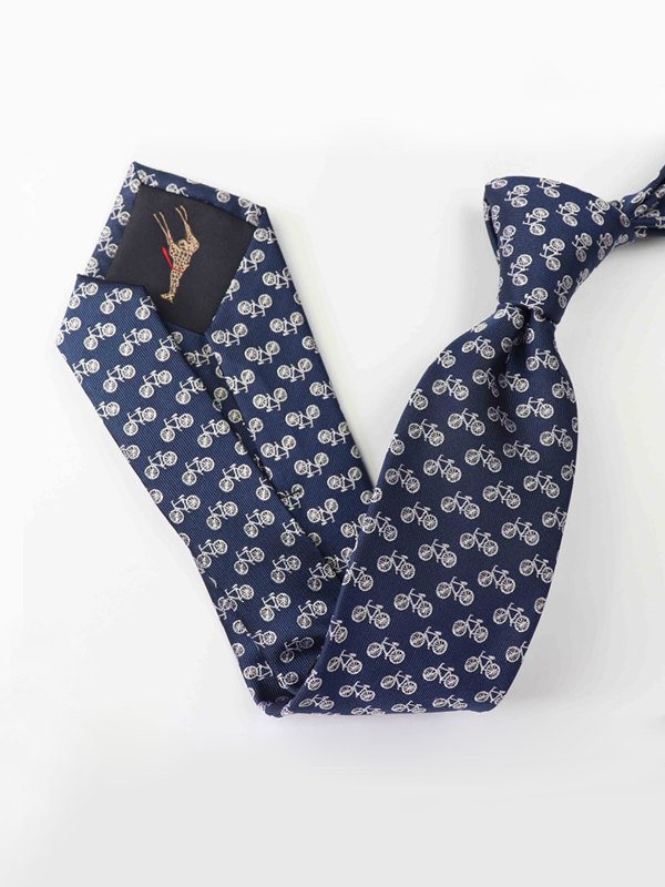Bicycle Lover Silk Tie-Real Silk Life