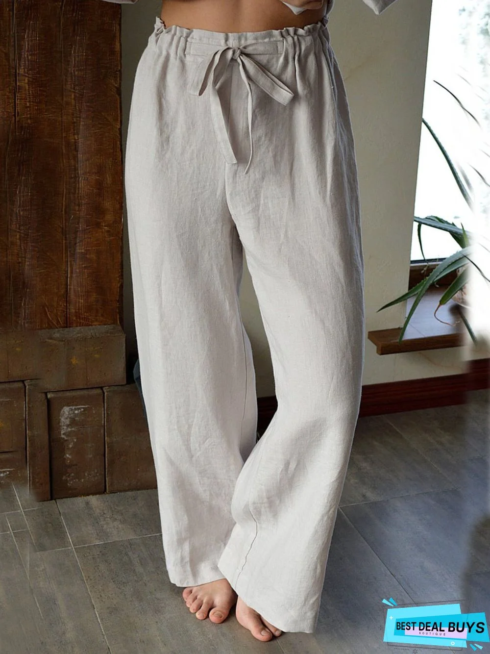 Plain Casual Pants