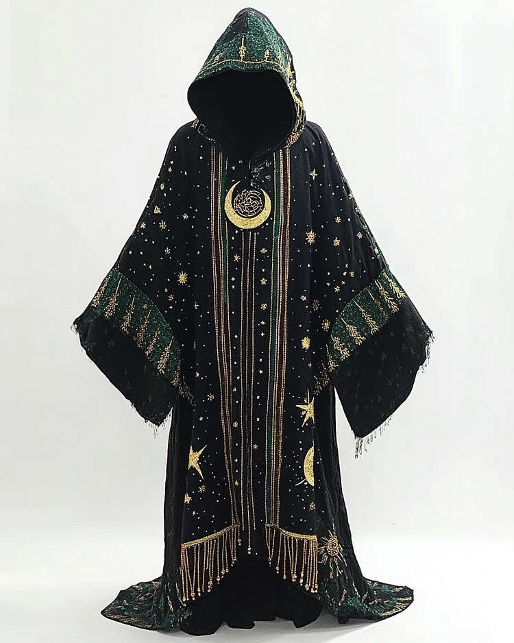 The moon and The stars long wizard cape be91