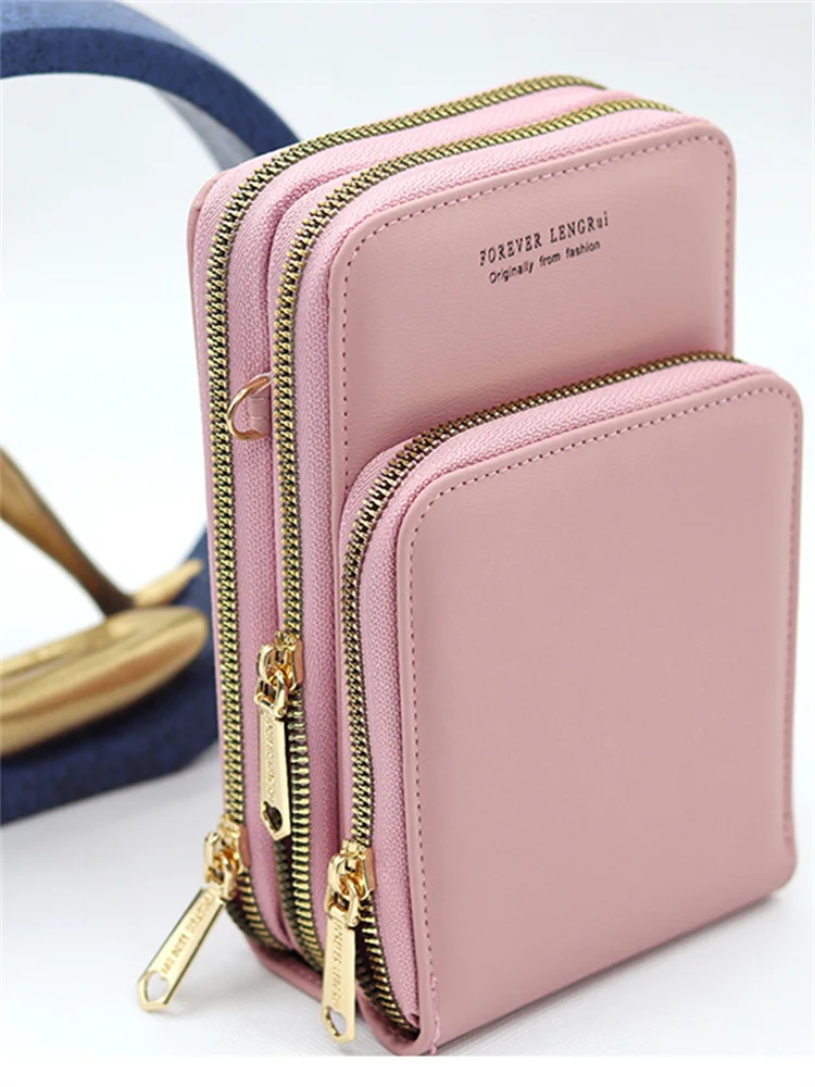 Multi Pocket Utility Mini Crossbody Phone Bag