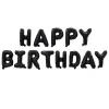 16" HAPPY BIRTHDAY Aluminum Film Letters Balloons Birthday Party Celebration Decors