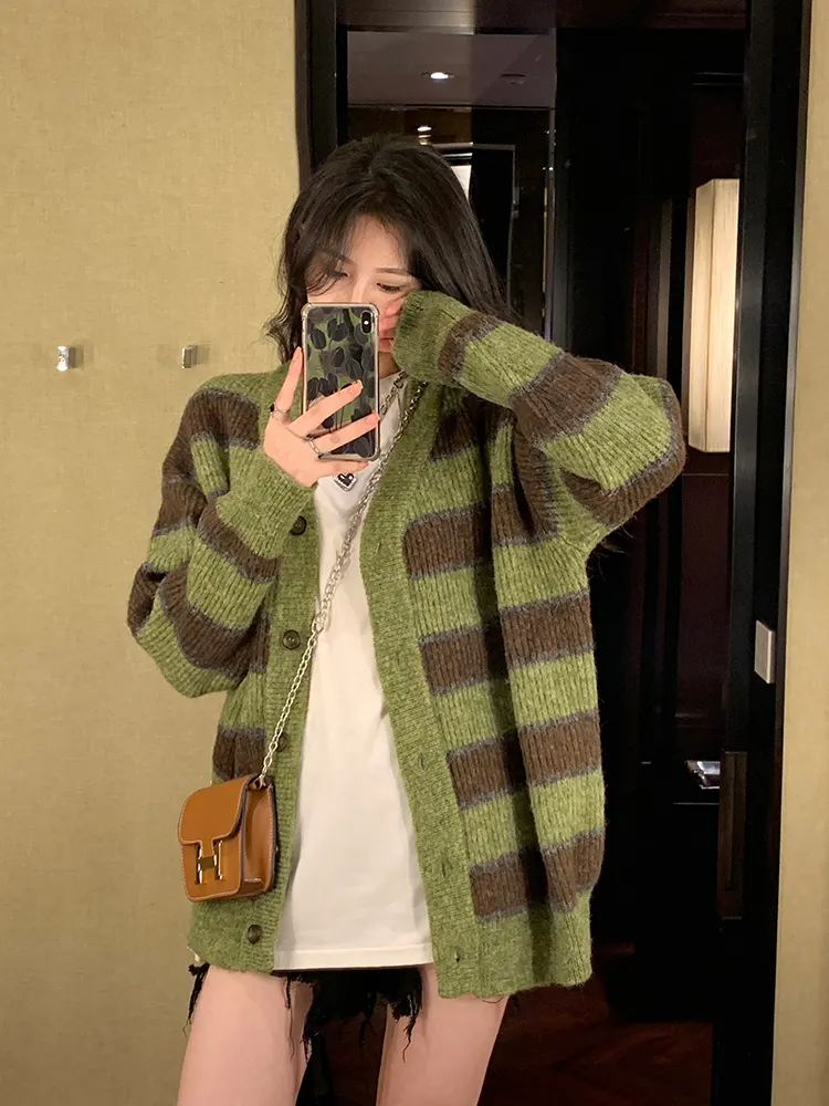 Academy Cardigan Matcha