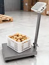 Foldable Floor Scale LCD Display Industrial Platform Scale for Pricing Warehouse