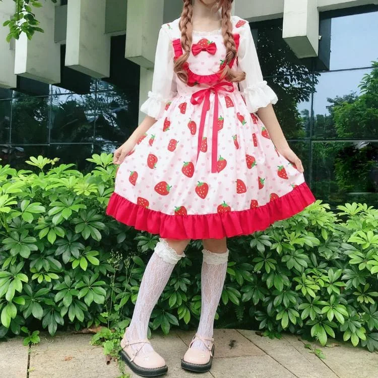 Poppy Strawberry Lolita dress SS2042