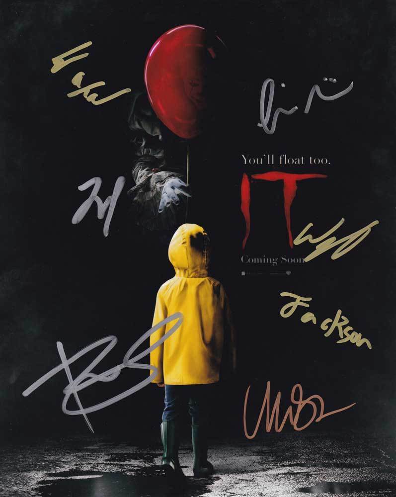 IT  In-Person AUTHENTIC Autographed Cast Photo Poster painting Signed by 7 SHA #41391