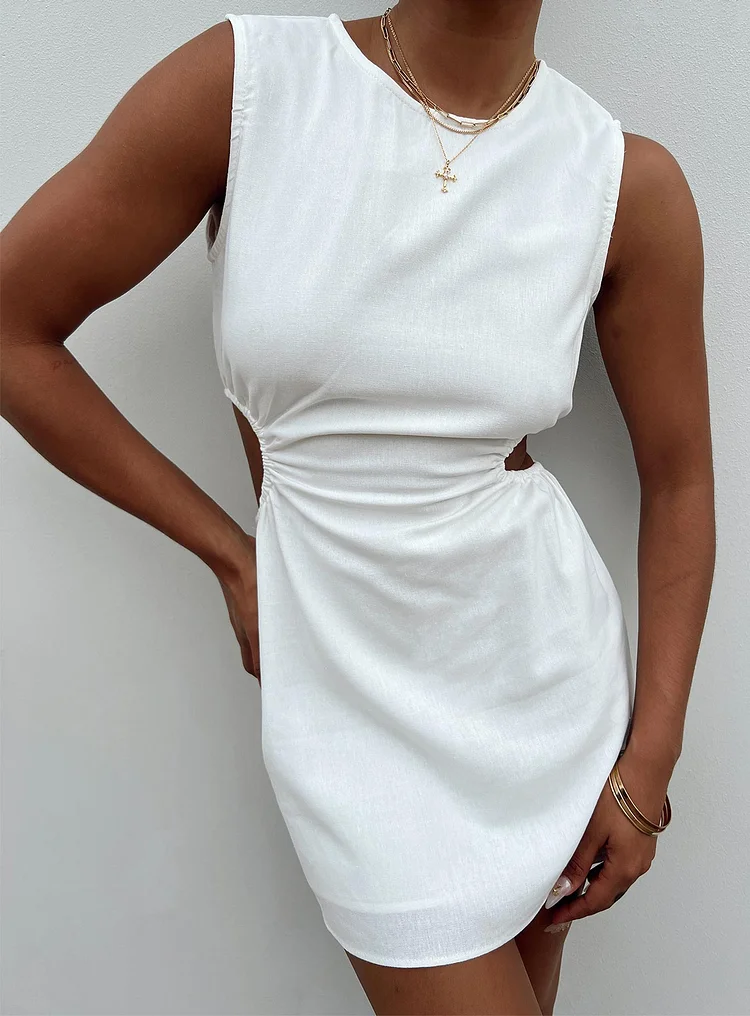 Mayzie Mini Dress White
