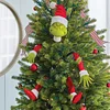 5PCS Arm Leg Head Ornaments Holder Grinch Xmas for Xmas Party for Christmas Tree