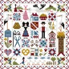 Sewing-14CT Counted Cross Stitch Kit(28*28cm)