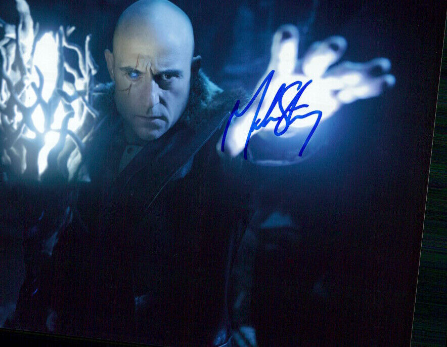 Mark Strong (Shazam) signed authentic 8x10 Photo Poster painting COA