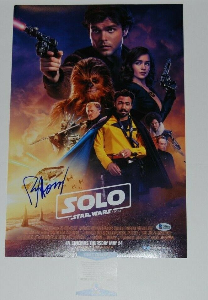 RON HOWARD signed (SOLO A STAR WARS STORY) autograph 12X18 Movie Photo Poster painting BECKETT C