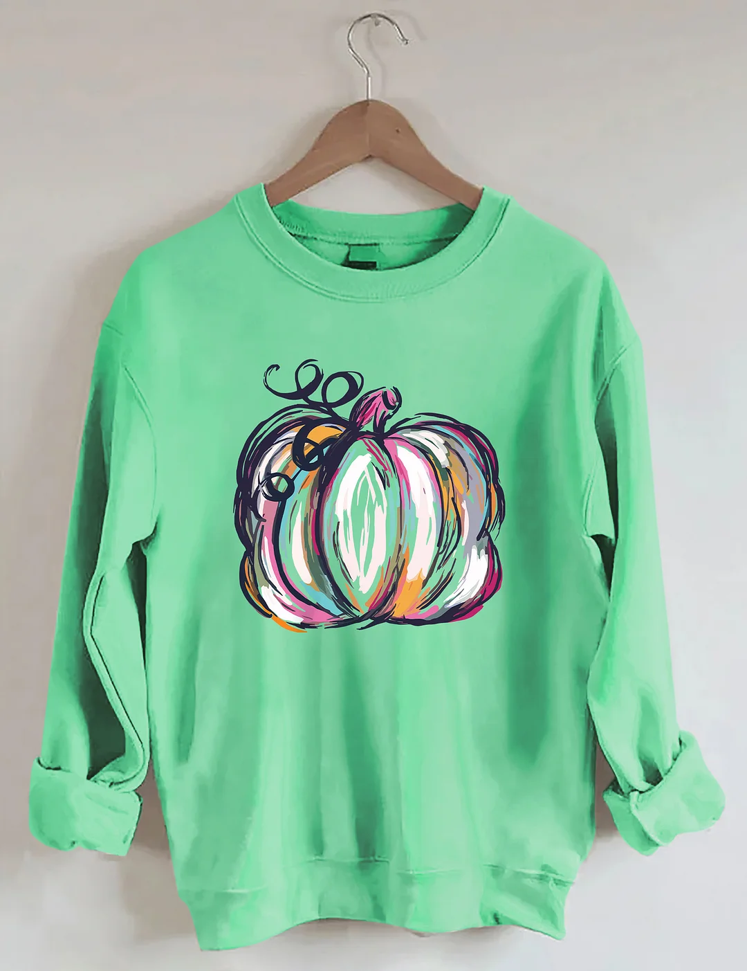 Watercolor Pumpkin Sweatshirt