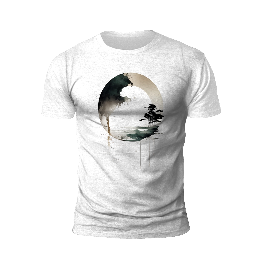 Ink Wash Landscape T-Shirt