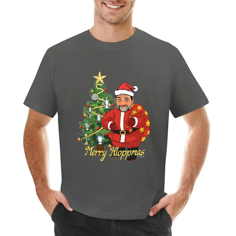 Jurgen Klopp Merry Christmas Football Culture Men's T-shirt	