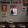 Black Cat Uunder Tree - Vintage Metal Signs - 20*30cm