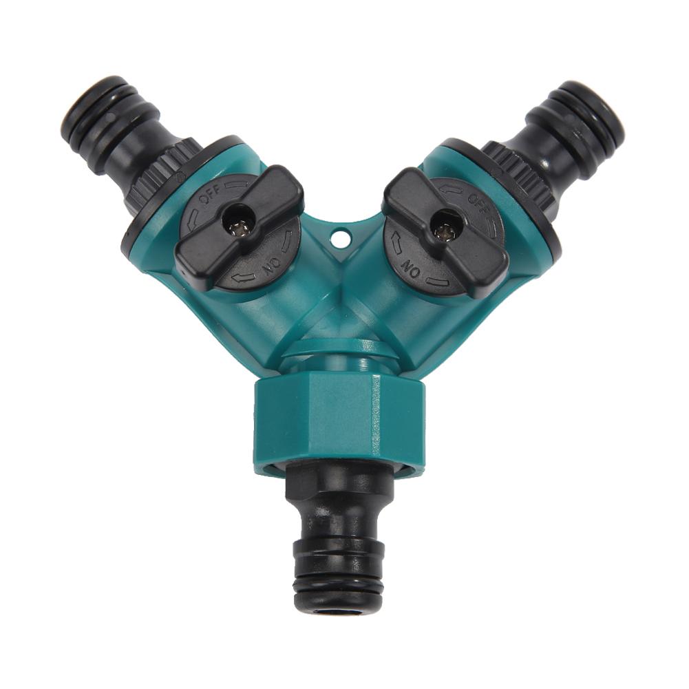 

Garden Hose Pipe Splitter Plastic Water Quick Connector Irrigation Tool, 501 Original