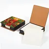 Christmas Candle DIY PU Diamond Painting Note Box with 160 Papers Memo Box