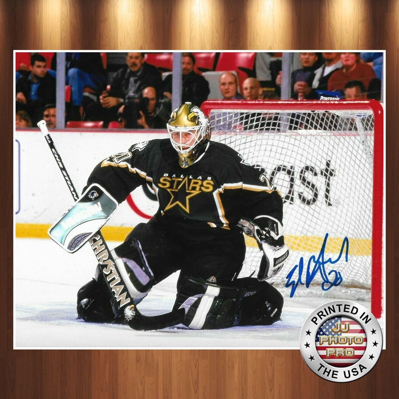 Ed Belfour Autographed Signed 8x10 Photo Poster painting (Stars HOF) REPRINT