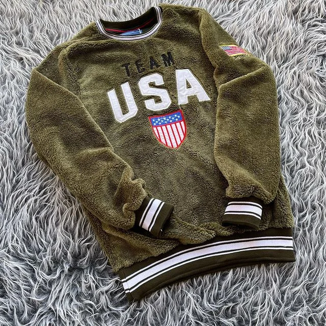 Velvet Padded Sweatshirt-barclient