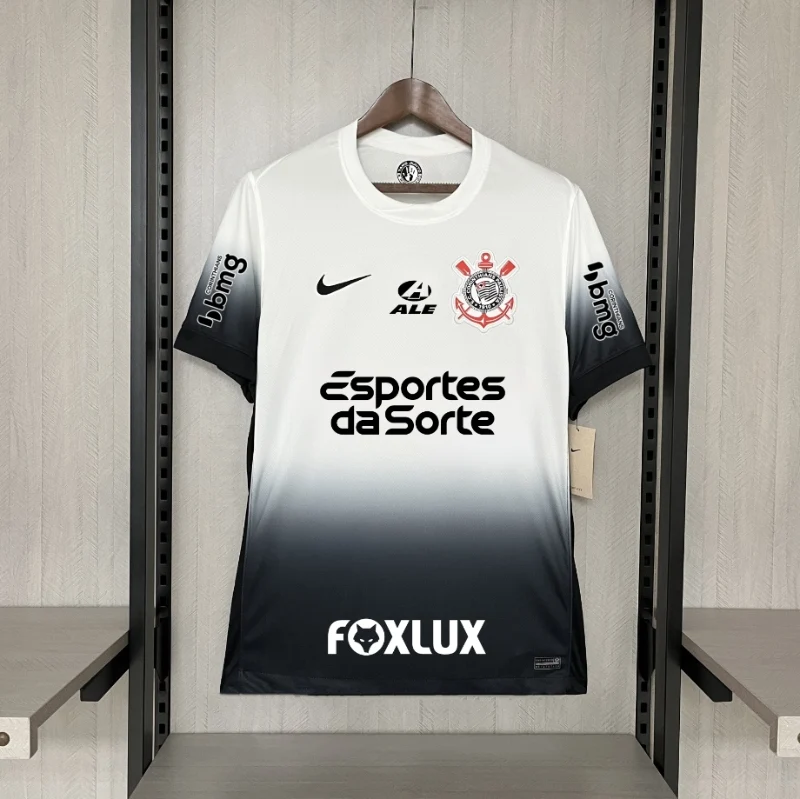 24/25 Corinthians Soccer Jersey Home All Sponsors
