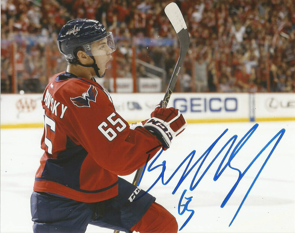 Washington Capitals Andre Burakovsky Signed Autographed 8x10 NHL Photo Poster painting COA CC