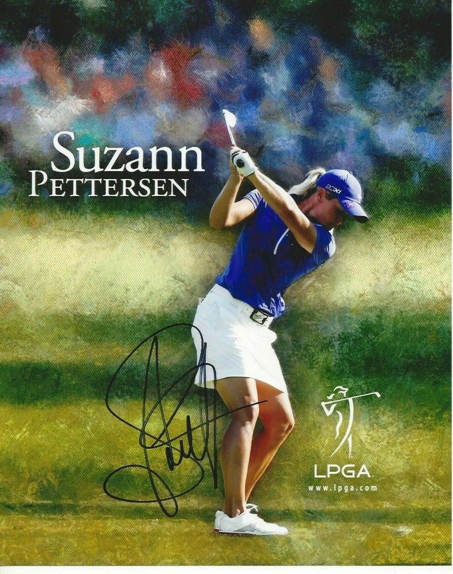 Suzann Pettersen Autographed 8x10 LPGAC721