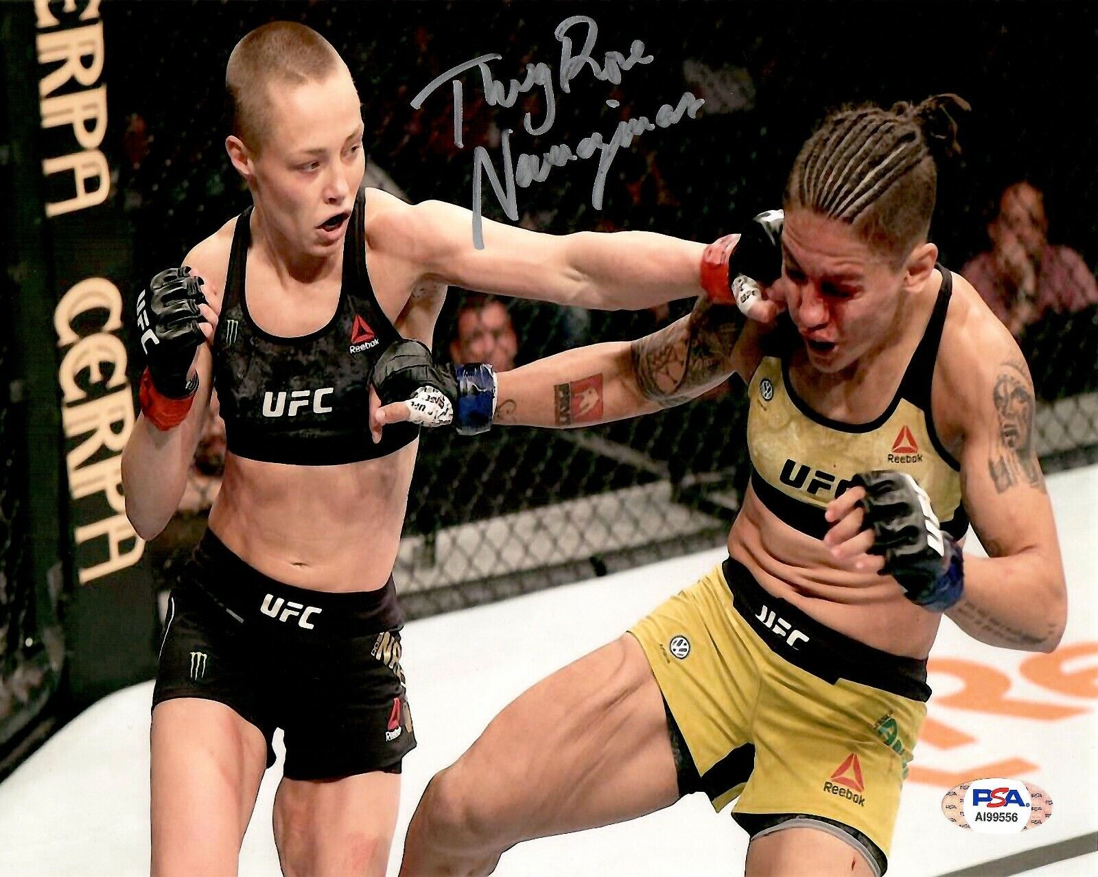 Rose Namajunas autographed signed inscribed 8x10 Photo Poster painting UFC PSA COA Full Graph